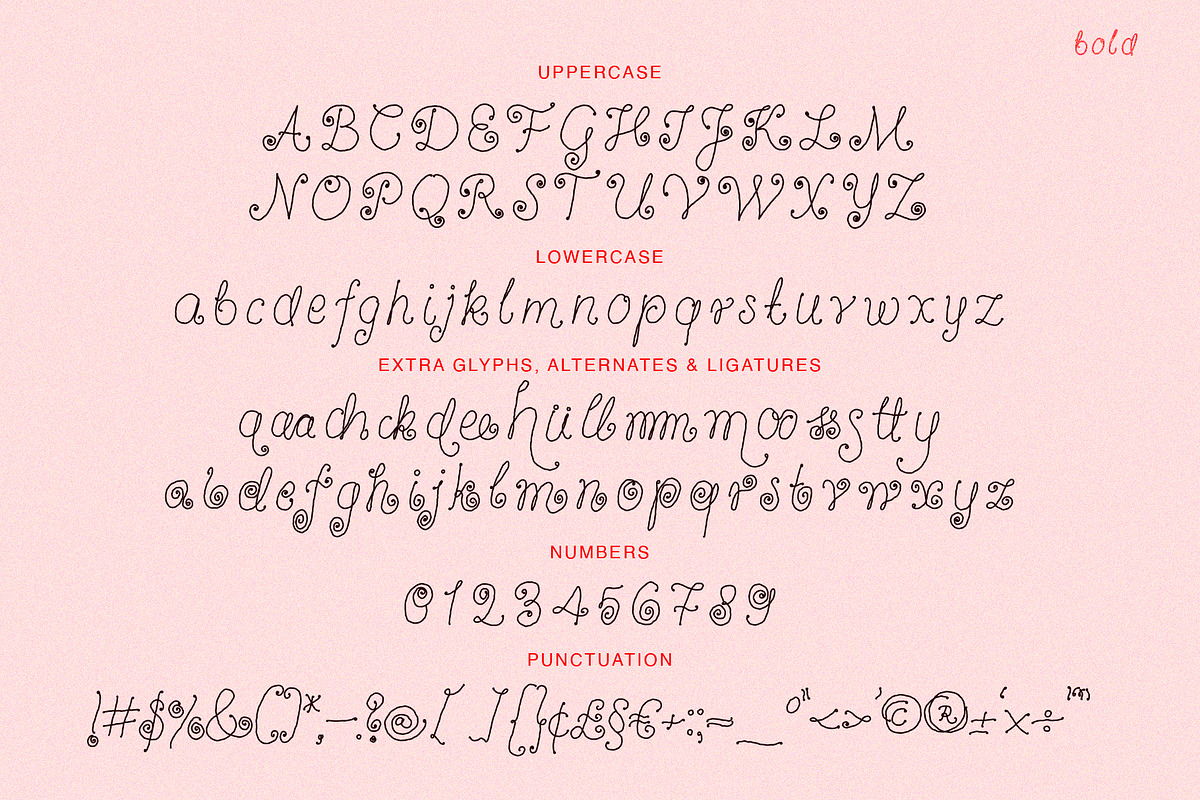 Vanilla Snail Curly Font Collection, a Handwritten Font by ana & yvy (Photo 9 of 12)