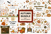 Autumn & Halloween Vector Bundle, a Seasonal Illustration by Jenny Quince (Thumbnail 1 of 18)