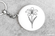 Flowers SVG Bundle, a Decorative Illustration by svgocean (Thumbnail 4 of 11)