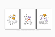 Dog illustrations, an Animal Illustration by adehoidar (Thumbnail 9 of 10)