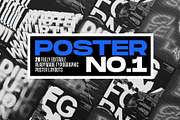 Typographic Poster Layouts No.01, a Poster Template by Evlogiev Studio (Thumbnail 1 of 14)