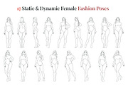 Plus Size Female Fashion Croquis, a Person Illustration by Shorena Fashion Draws (Thumbnail 2 of 13)