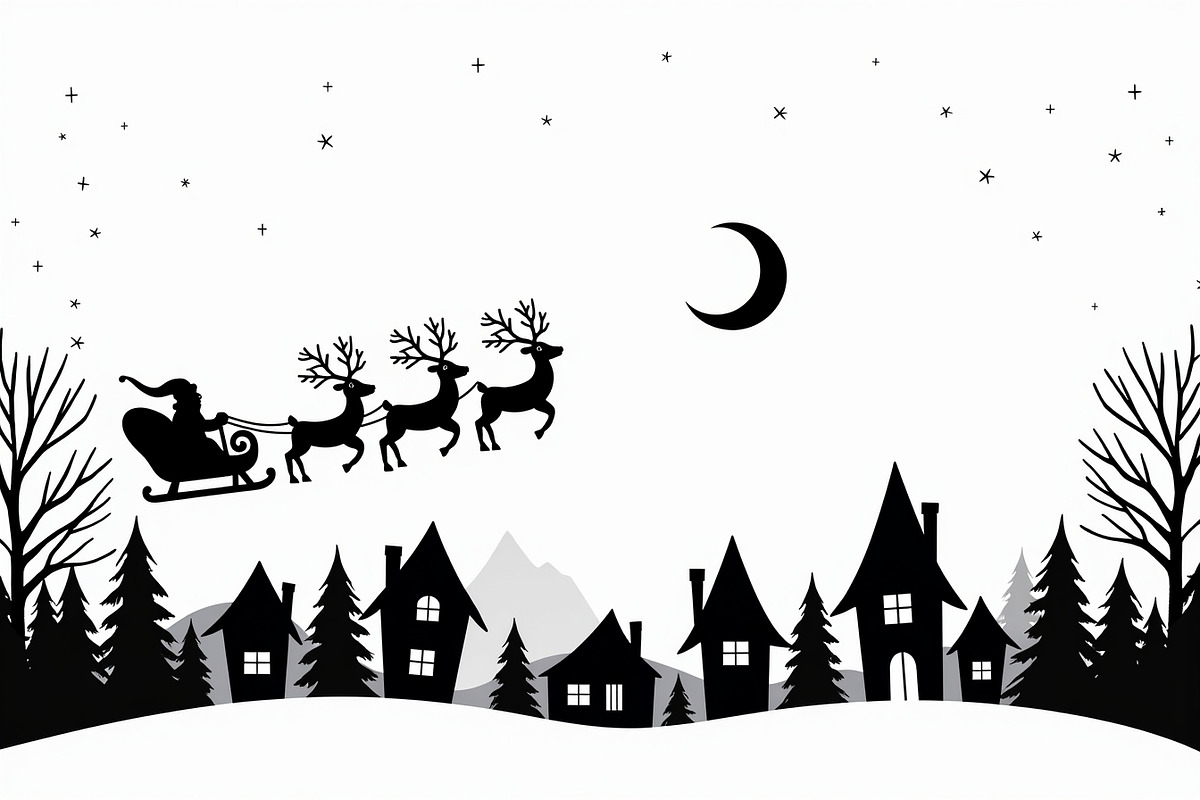 Santa Sleigh Vector Bundle, an Illustration by Amazin_art (Photo 19 of 21)