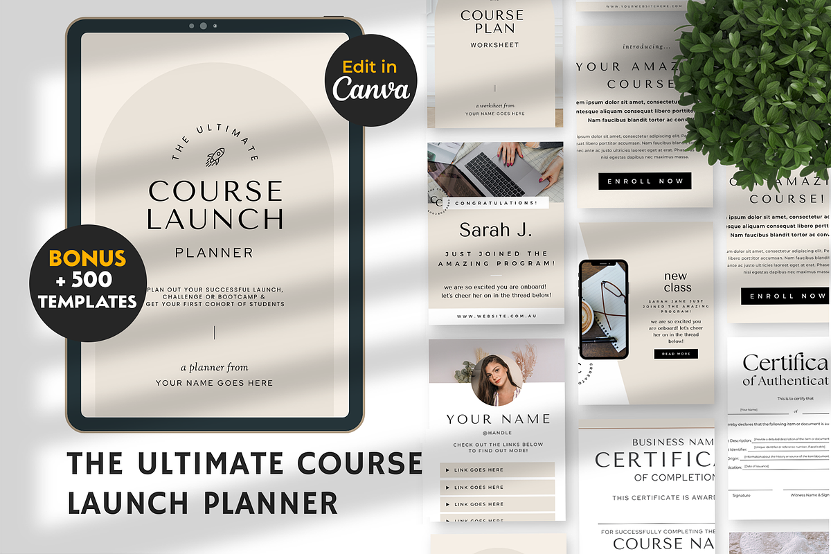 The Ultimate Course Launch Planner