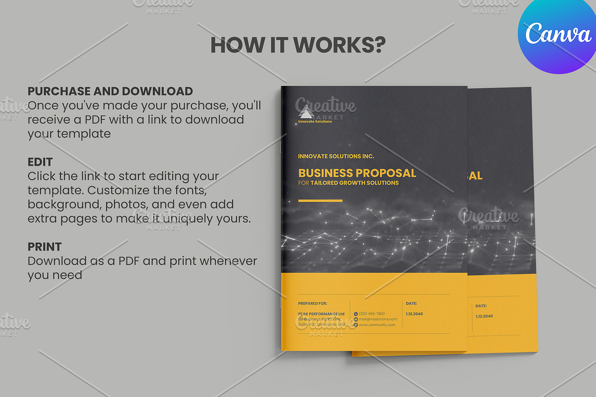 Professional Business Proposal, a Brochure Template by Oshin Design (Photo 8 of 8)