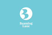 Beaming Lune logo design, a Branding & Logo Template by MuzaInspires (Thumbnail 1 of 5)
