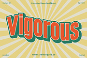 Godger 3D, a Sans Serif Font by Craft Supply Co. (Thumbnail 7 of 8)