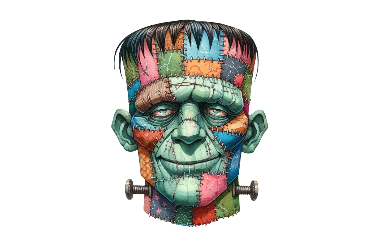 Patchwork Halloween Clipart, an Illustration by Designking (Photo 4 of 4)