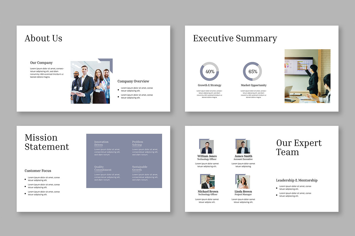 Business Plan Presentation Template, a Presentation Template by Mighty-Slide (Photo 3 of 5)
