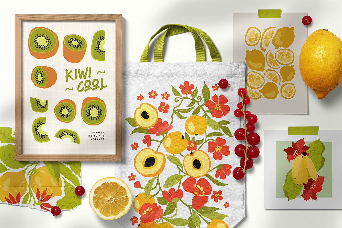 Summer Fruits | Wall Art Collection, an Object Graphic by Leleka.Store (Photo 2 of 20)