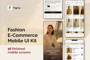Fashion E-Commerce Mobile App Design, an App Template by SpaceNymph (Thumbnail 1 of 4)