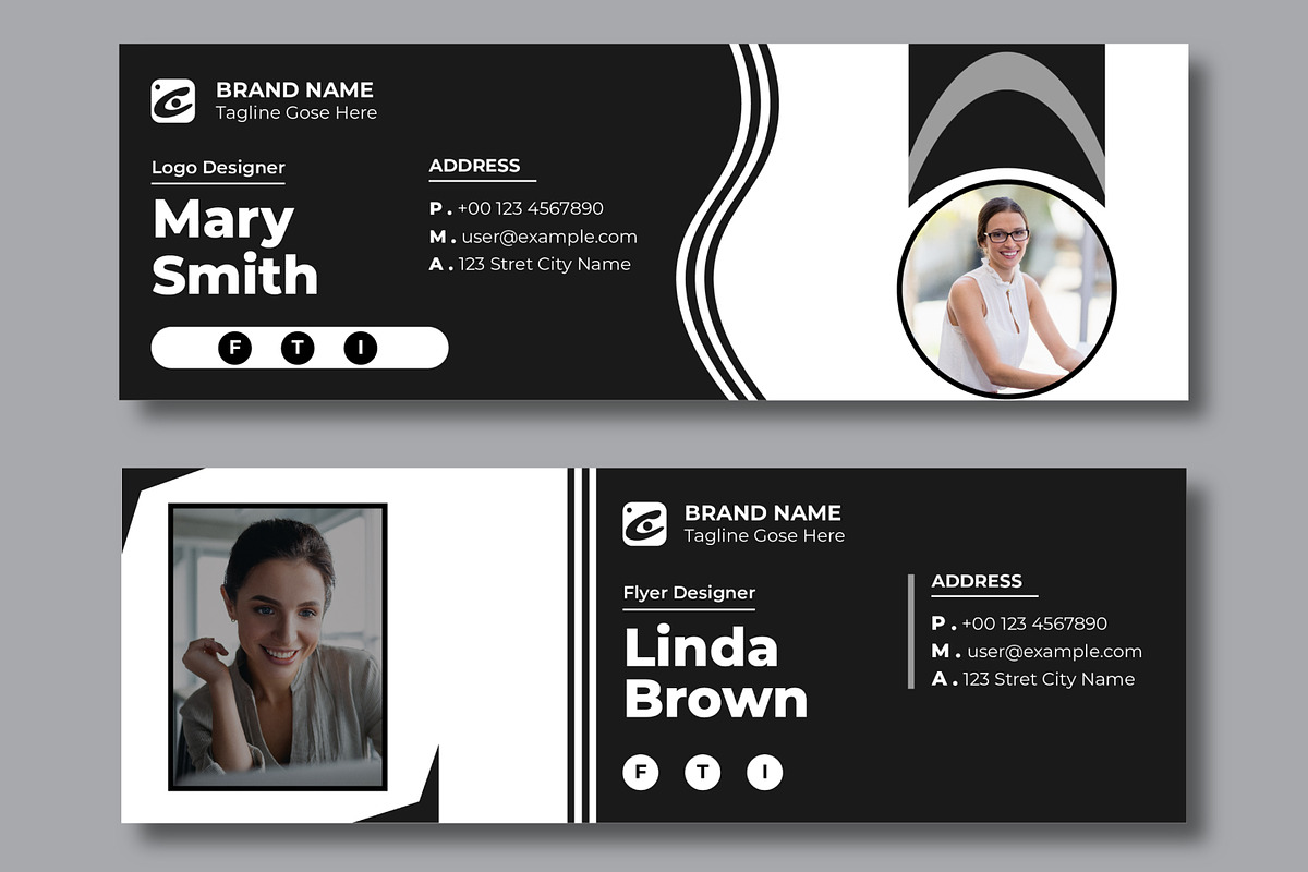 Email Signature Design Template, an Email Template by MightyDesign (Photo 1 of 6)