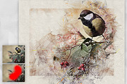 Soft Colored Pencil Photoshop Action, an Action Add-On by GorynArt (Thumbnail 3 of 16)