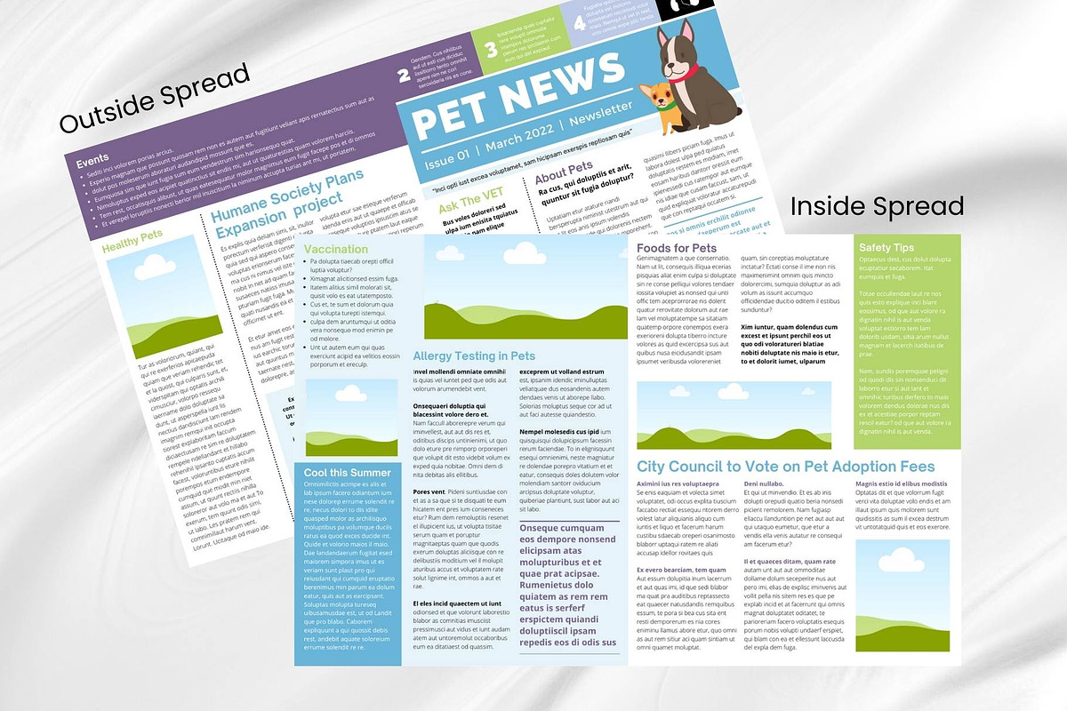 Canva Newsletter Template Pet Care, an Email Template by PixelCraft (Photo 12 of 15)