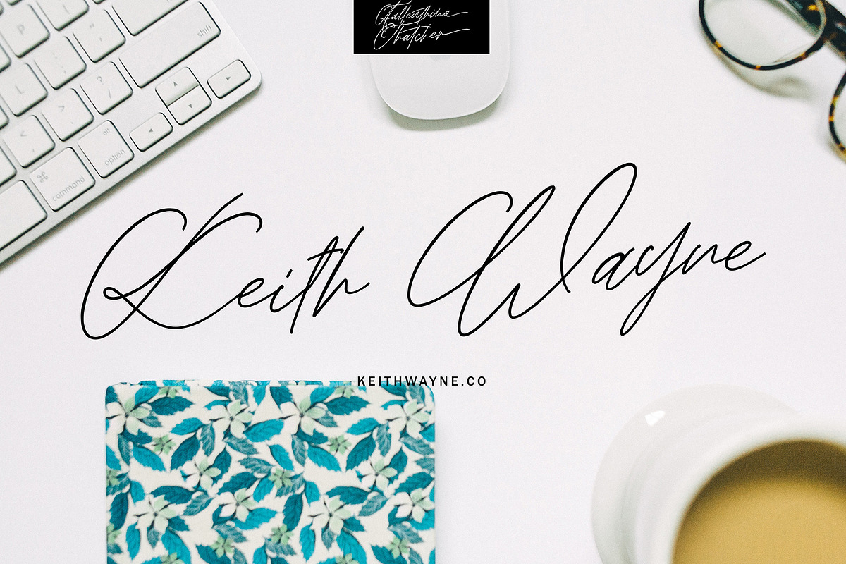 Fallenthina Thatcher, a Script Font by pineungtype (Photo 11 of 11)