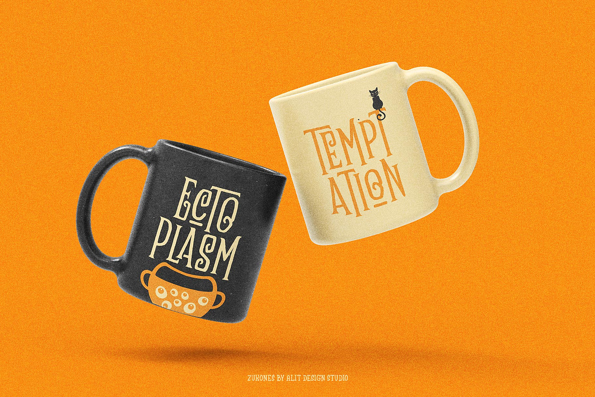 The Zukones Halloween Font, a Serif Font by alit design (Photo 14 of 16)