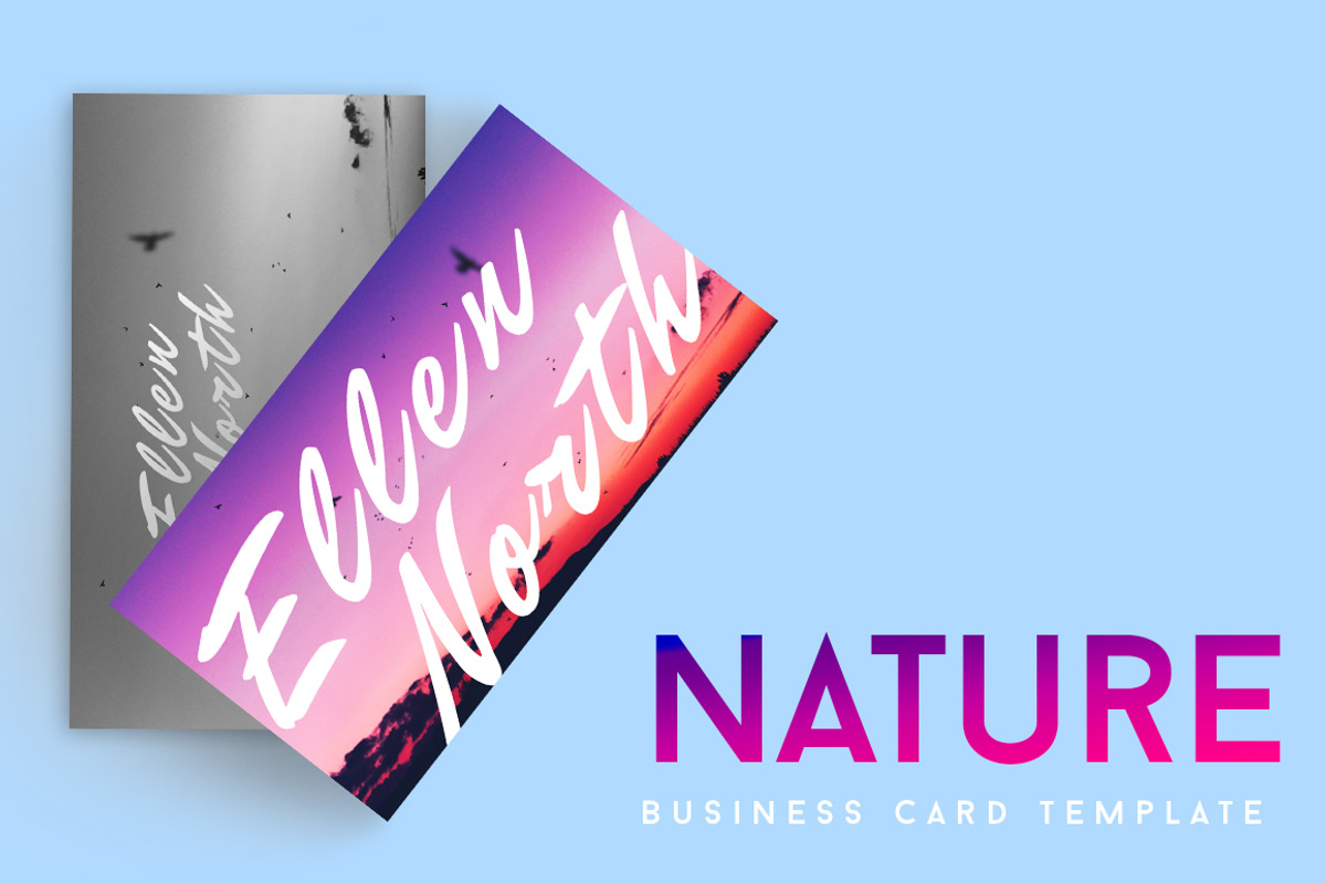 Nature Photography Business Card, a Business Card Template by cadinera (Photo 1 of 6)