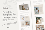 Flodesk Weekly Newsletter Template, an Email Template by Tabitha Emma (Thumbnail 1 of 7)