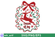 Christmas Season of Joy Hand-Drawn, a Graphic by mh_arif (Thumbnail 1 of 4)