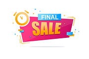 Set of colorful Sale banner designs, a Templates & Theme by Traudl's shop (Thumbnail 1 of 7)