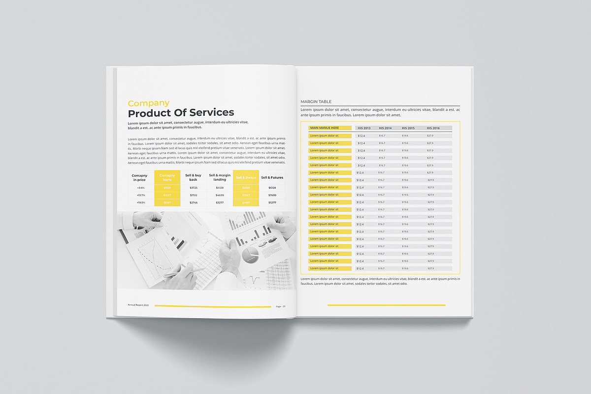 Annual Report Bundle | Word, indd, a Brochure Template by obayes (Photo 16 of 51)