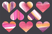 Watercolor Hearts, an Object Graphic by Marmalade Moon (Thumbnail 3 of 4)