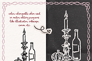 Thanksgiving Clipart, Dinner Set, a Seasonal Illustration by The October Creative (Thumbnail 3 of 7)