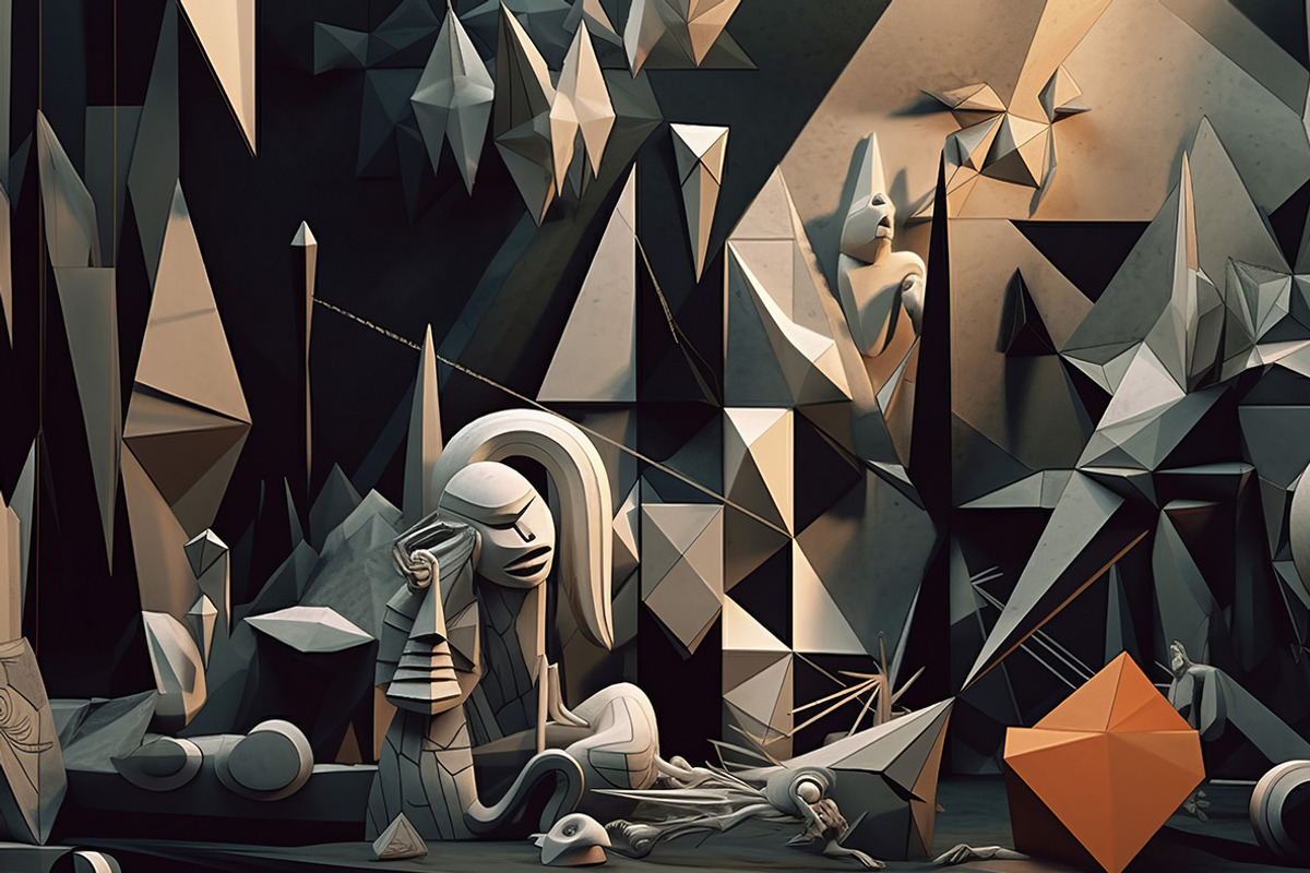 Picasso Backgrounds, a Background Graphic by Handmadefont
