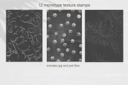 12 Monotype Stamps PS & Procreate, a Brush Add-On by Sweet Fig (Thumbnail 5 of 11)