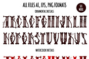 Initials ANCIENT BOOK. Character set, a Symbol Font by Integrity_store (Thumbnail 2 of 6)
