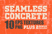 Seamless Concrete Textures, a Texture Graphic by Super Pop Design Shoppe (Thumbnail 1 of 8)