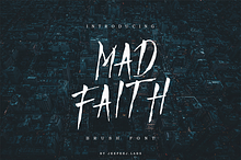 Mad Faith - Brush Font