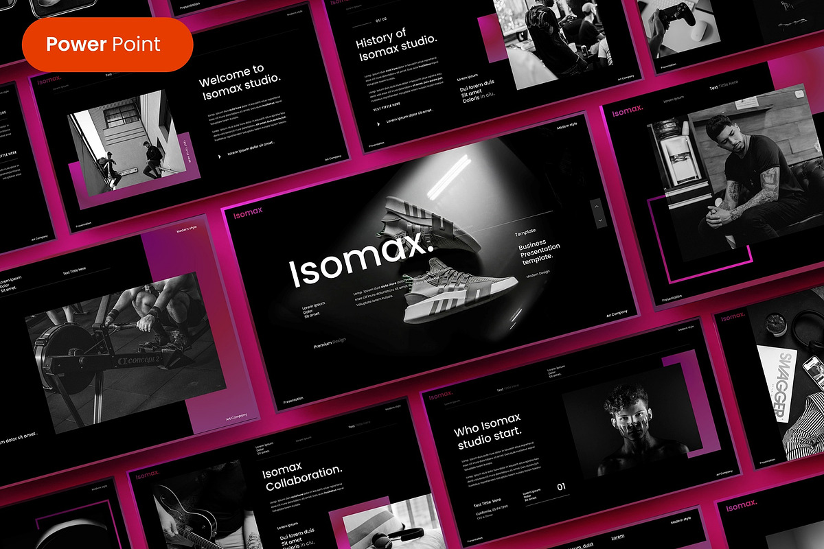 Isomax  – Business PowerPoint, a Presentation Template by Dens Creative Studio (Photo 1 of 6)