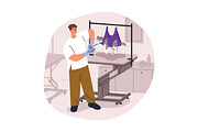 Dogs, cats in pet grooming salon set, an Animal Illustration by Good Studio (Thumbnail 7 of 11)