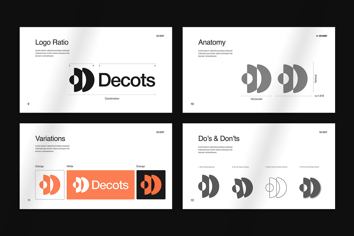 Brand Guidelines Presentation, a Branding & Logo Template by Oriofix (Photo 7 of 9)