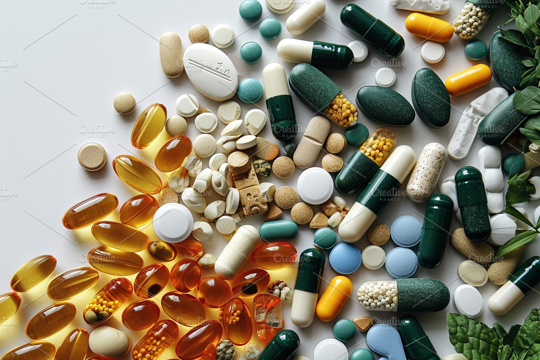 Assorted of Colorful different medic, a Health & Medical Photo by Pixeness Studio
