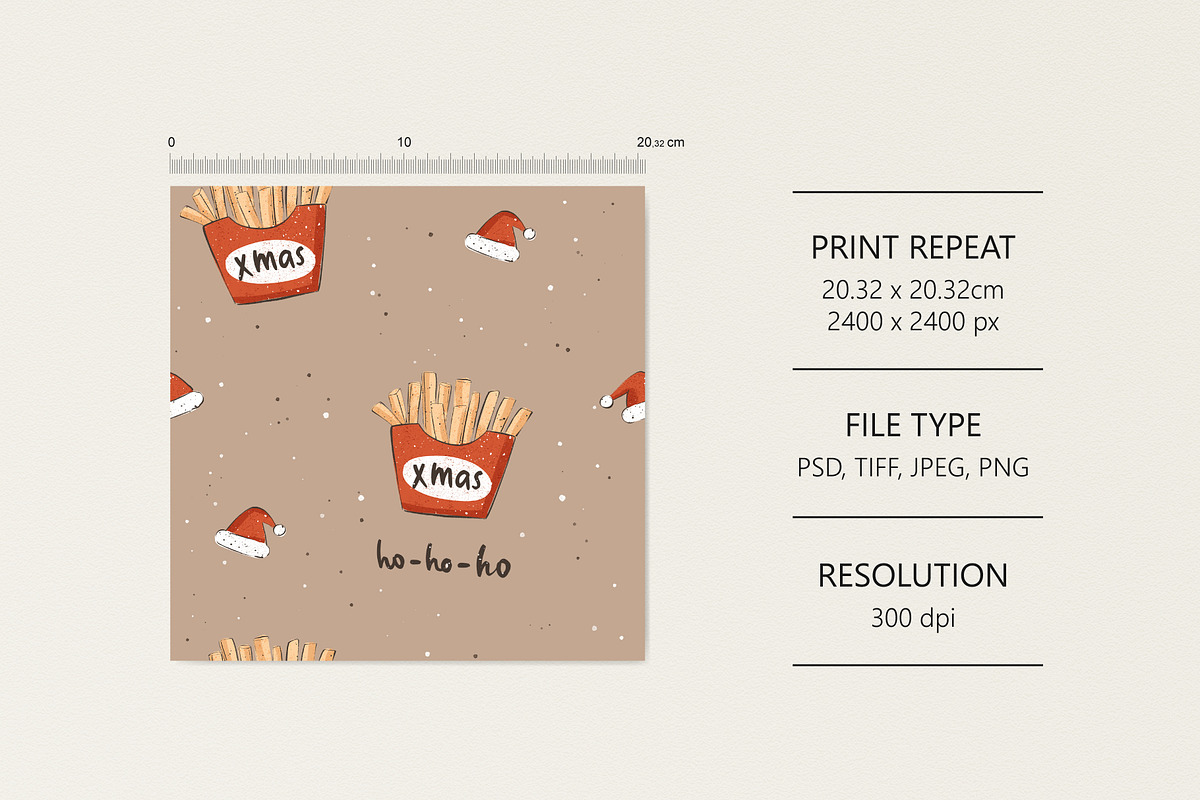 Pattern: Christmas, a Pattern Graphic by Olena Kuznietsova (Photo 1 of 5)