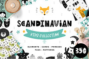 Scandinavian Kids Collection, an Animal Illustration by Velliniki