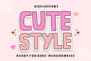 Bold Style - Cute Display Font, a Handwritten Font by KiddoGlyphs Studio (Thumbnail 2 of 3)