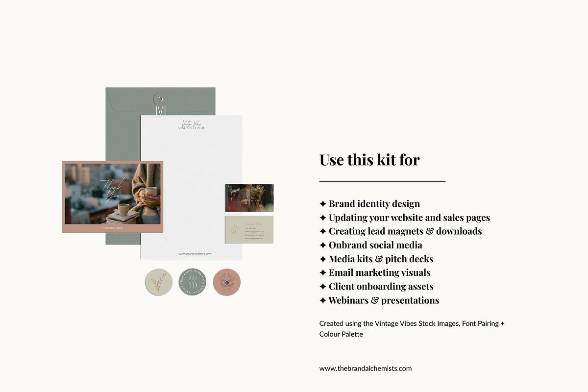 Vintage Vibes Old Money Brand Kit Vol2 preview 8