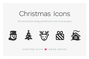 Mono Icons: Christmas