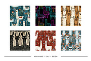 Llama Retro Art Style Designs, a Pattern Graphic by karenfoleyphoto (Thumbnail 5 of 10)