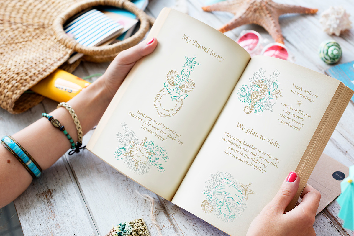 Golden Seashells Collection, an Object Graphic by ilonitta (Photo 8 of 19)