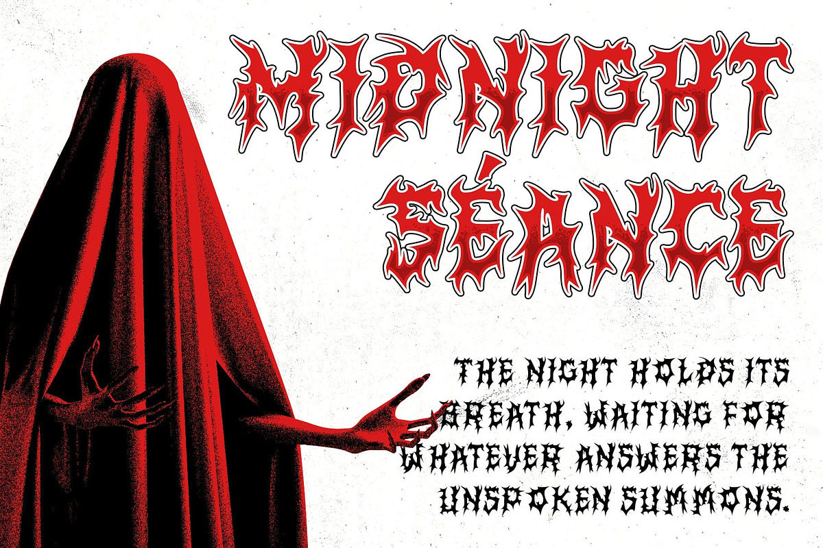 CS Watcher – Black Metal Font, a Blackletter Font by Craft Supply Co. (Photo 3 of 8)