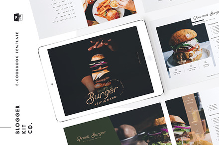 Ebook Template | PowerPoint | v.02, a Magazine Template by Blogger Kit Co.