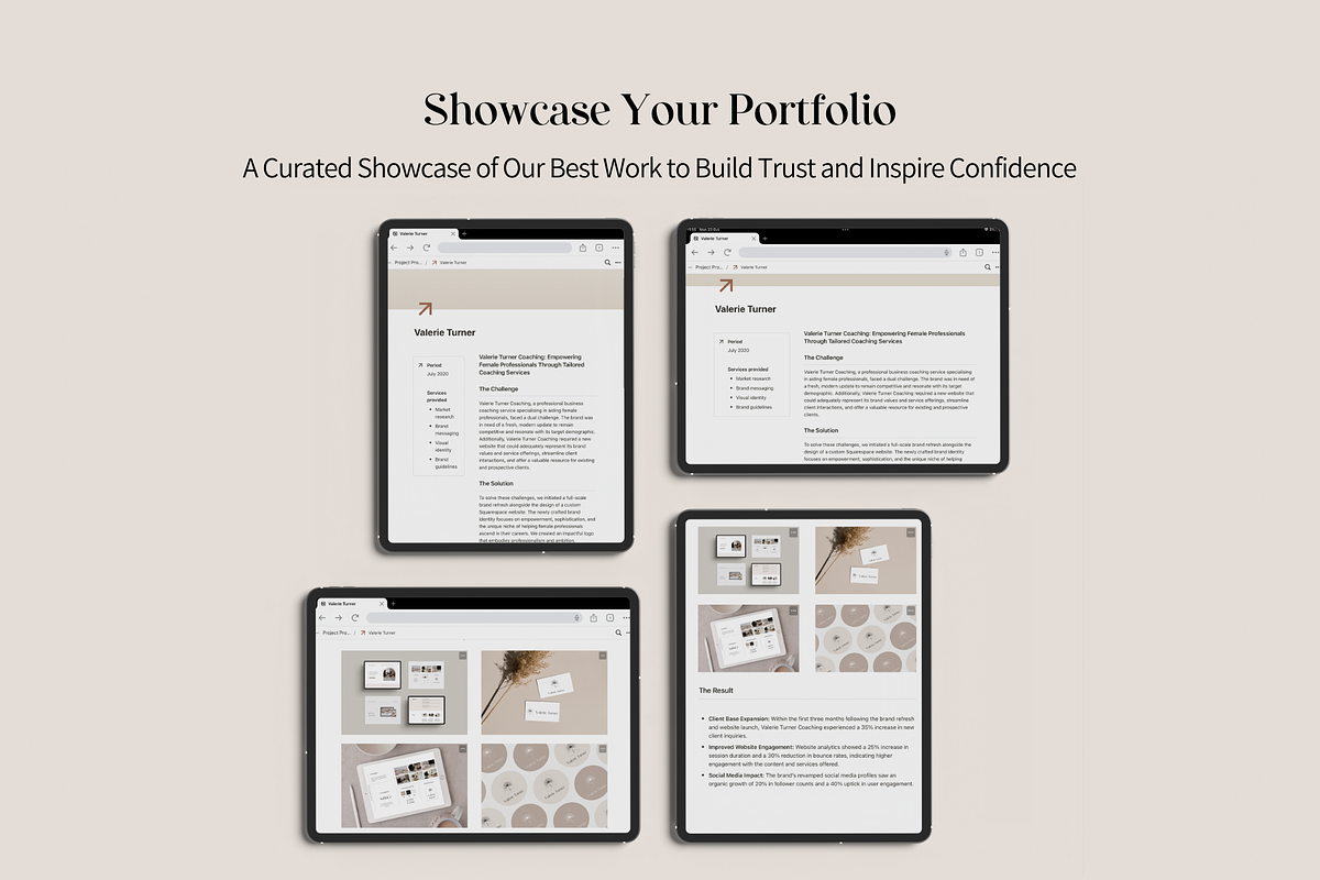 Notion Project Proposal Template, a Marketing Template by Amado Brand Design Studio (Photo 4 of 5)