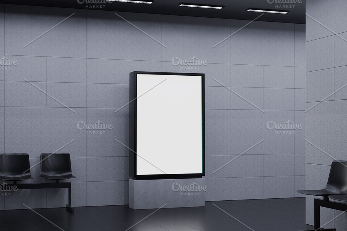 Digital Poster Mockup, an Advertising Mockup by Artlogs (Photo 4 of 4)