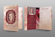 Vintage Rose Funeral Program, a Brochure Template by Royallove (Thumbnail 1 of 5)