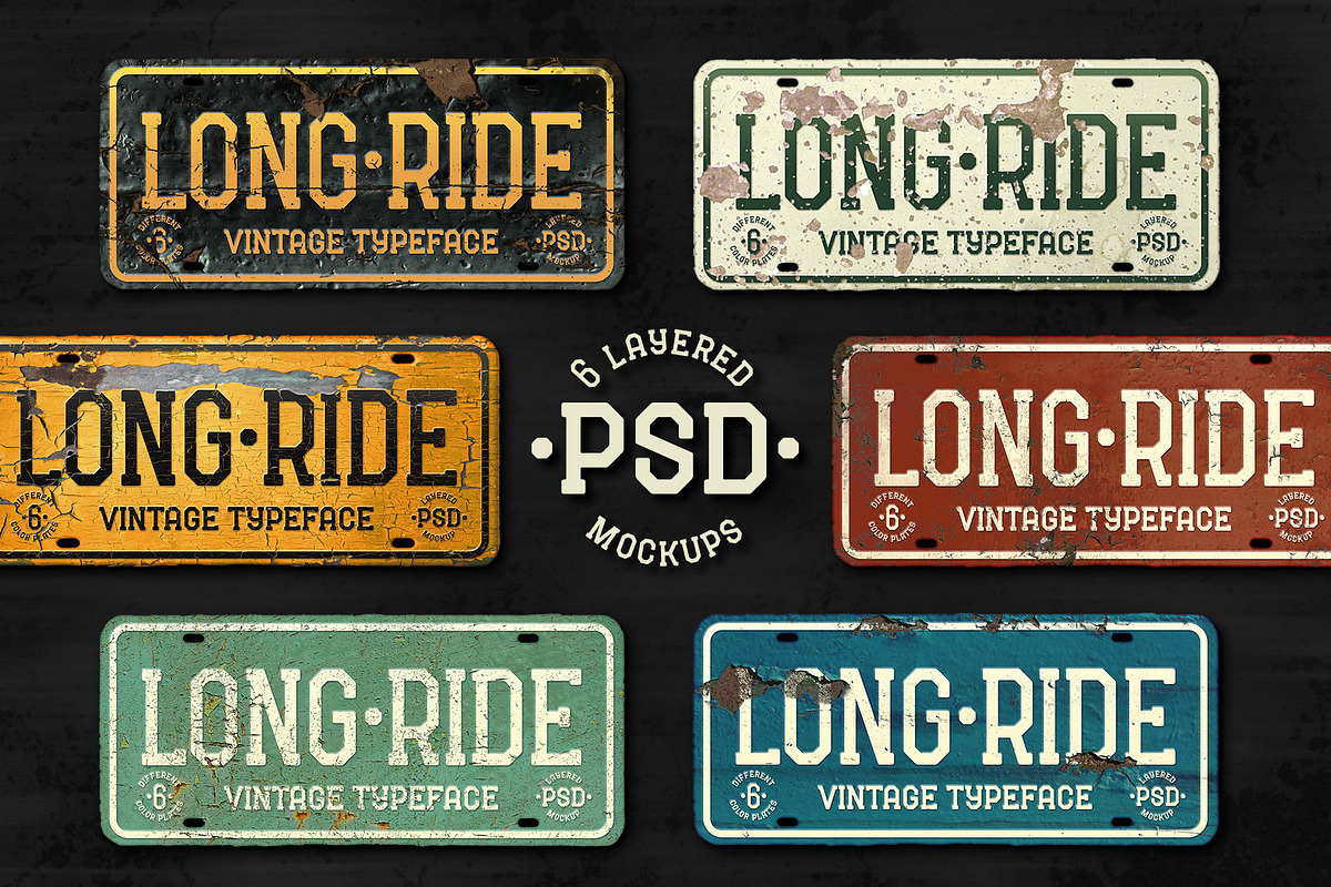 Long Ride. Font & Mockup preview 4