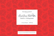 Hand Drawn Fruit - Pattern 1, a Pattern Graphic by Walter Luckett Designs (Thumbnail 1 of 4)